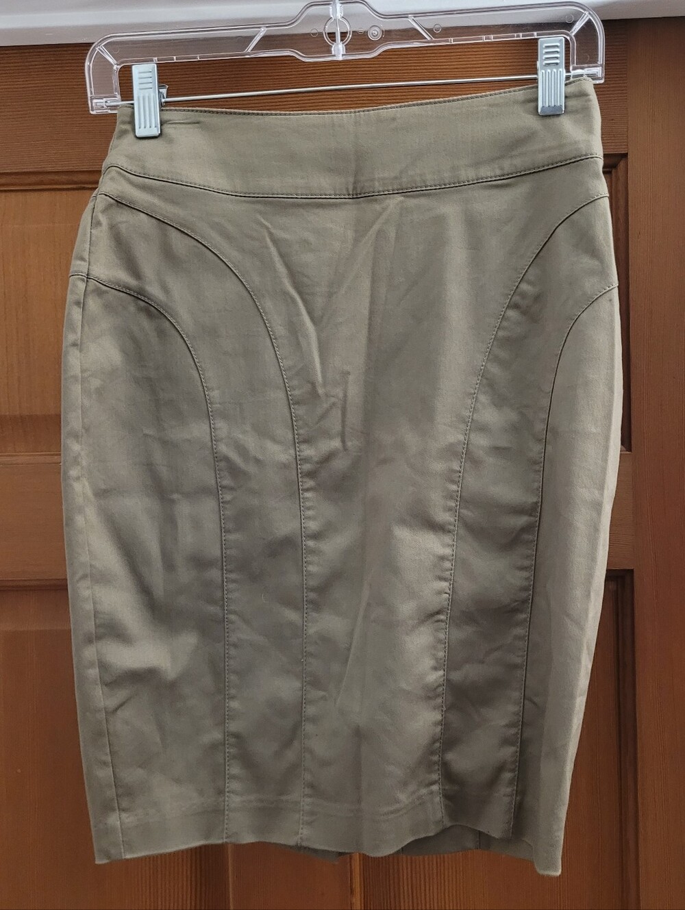 H&M Gold Pencil Skirt